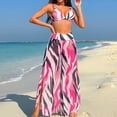 thumbnail image 1 of Trajes de baño para mujer, trajes de baño para mujer, conjuntos de bikini de cintura alta para mujer, trajes de baño de dos piezas con cordón ajustable y bloques de color, conjunto de traje de baño pa, 1 of 3