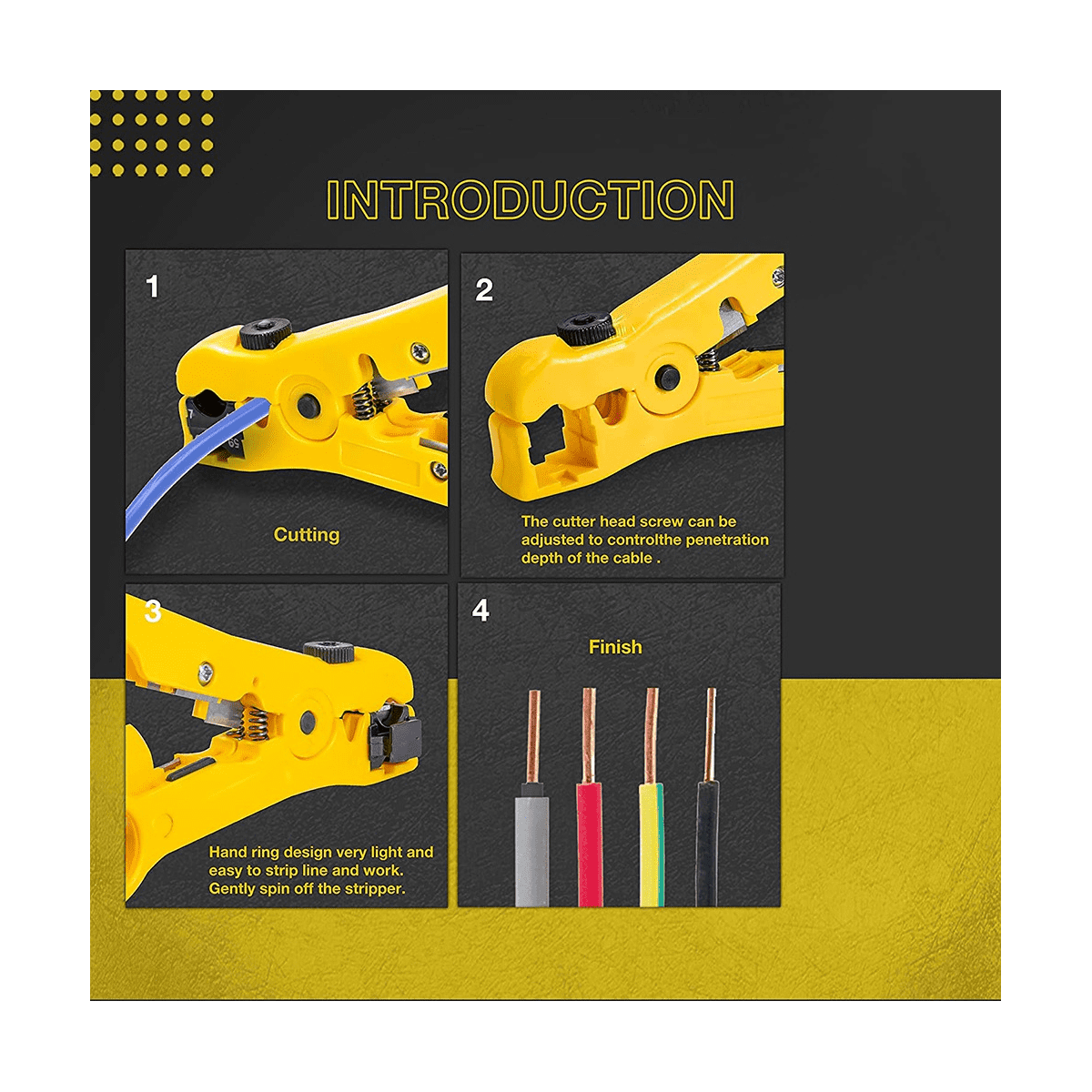 Compression Tool Kit Crimper and Rg6 Crimping Tool with 20 PCS F Compression Connectors