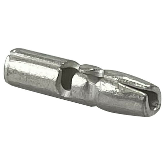 (100) Non-Insulated 16-14 AWG Gauge Male Quick Bullet Connector .157 Blade Wire Terminal - USA