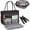 Black, variant on SUOSDEY Teacher Tote Bag,Women Work Bags with Laptop Compartment,Large Cup Holder Nurse Bag Computer Handbag