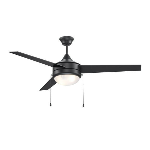 Trans Globe Lighting F-1023 Cappleman 52" 3 Blade Indoor Ceiling Fan - Black