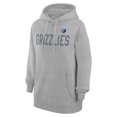 thumbnail image 2 of Women's G-III 4Her by Carl Banks  Heather Gray Memphis Grizzlies Dot Print Pullover Hoodie, 2 of 3