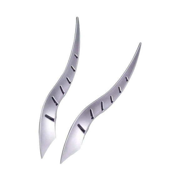 Dragon Horn Car Roof Decoration Plastic Exterior Accessories Weatherproof For Unique Styles 2pcs