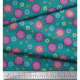 thumbnail image 2 of Soimoi Poly Georgette Fabric Flower Artistic Print Fabric by The Yard 52 Inch Wide, 2 of 3
