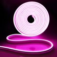 thumbnail image 1 of WANGQ LED Strip White 16.4ft/5m Neon Strip 12V Silicone Waterproof Flexible LED Neon Rope Light (Power Adapter Not Included), 1 of 7