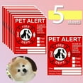 thumbnail image 6 of 10 Pack Pet Alert Safety Fire Rescue Stickers - Save Our Pets/Emergency Pet Inside Decals - in Case of Emergency Danger Pet in House Home Window/Door Sign, 6 of 9