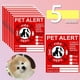 thumbnail image 5 of Alerta a Pet Fire Sticker, Pet Emergency Sticker, Advertencia de Incendio para Mascotas, Sticker de Seguridad para Animales de Compañía, Durable, Impermeable, Claramente Leído, para Hogar,, 5 of 8