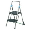 Commercial 2-Step Folding Stool, 300lb Cap, 20 1/2w x 24 3/4d x 39 1/2h, Gray