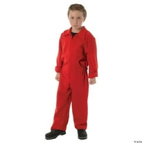 Boiler Suit Costume, Red - Small