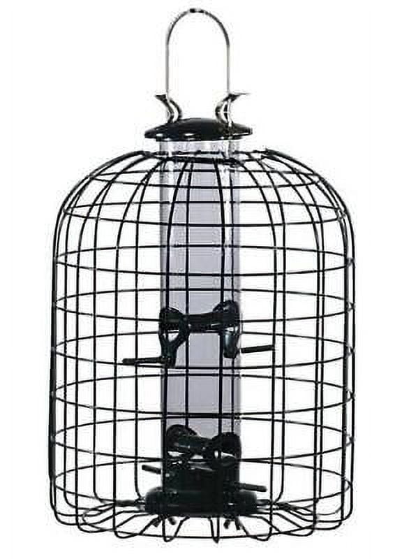 Audubon Wild Bird 1.25 lb Plastic/Wire Caged Tube Bird Feeder 4 ports