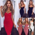 thumbnail image 4 of Mode Femmes Été Bandage Bodycon Soirée Sans Manches Cocktail Courte Mini Robe Nouvelle, 4 of 5