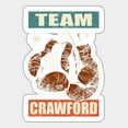 thumbnail image 2 of Crawford Last Name Retro Family Name Crawford Boxing T-Shirt, Multicolors, Size S-5XL, 2 of 3