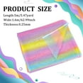 thumbnail image 2 of 5.5Yard Multicolor Tulle Fabric 63inch Rainbow Tulle Mesh Fabric Polyester Rainbow Net Fabric by The Yard Colorful Tulle Fabric for Dress Costume Making DIY Crafts Home Party Decoration, 2 of 6