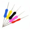 Unique Bargains Assorted Color Metal Crochet Hooks Yarn Weave Craft Needles Knitting Set 5 in 1