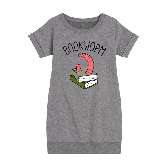 Instant Message - Bookworm - Toddler And Youth Girls Fleece Dress