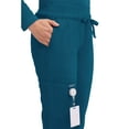 thumbnail image 3 of Cherokee Workwear Revolution Women's Scrubs Pant Mid Rise Tapered Leg Drawstring WW105, 3 of 9