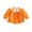 Orange, variant on FYEGRE Stylish Girl Romper Dress Everyday Soft Stretchy Casual Outfit Comfortable Baby Bodysuit For 0 to 12 Months Spring Summer Wear Purple 3-6 Months