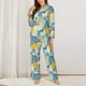 thumbnail image 2 of Fotbe Cute Poodle Dog Conjunto de Pijama de Manga Larga para Mujer con Estampado, Ropa de Dormir de 2 Piezas, Conjunto de Casa Suave y Cómodo con Bolsillos-Large, 2 of 7