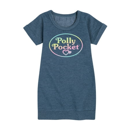 

Polly Pocket - Polly Pocket Ombre Logo - Toddler And Youth Girls Fleece Dress