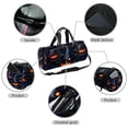 thumbnail image 2 of Witch Hat Dance Bag Shoe Bag Gym Bag Yoga Bag, Sports Bag, Size 17.7 inches, Interior Zipper Pocket, Large Capacity, 2 of 6