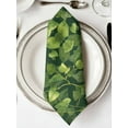 thumbnail image 2 of nqOlkjepod Summer Leaves Cloth Napkins Set of 8 Reusable Dinner Napkins, Retro Abstract Botanical Pastoral Cocktail Napkin Washable Table Napkins for Wedding/Holiday Party/Baby Shower 20"x20", 2 of 8
