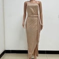 thumbnail image 3 of Vestido de cóctel de lentejuelas para mujer, vestido de noche sin mangas con purpurina, 3 of 5