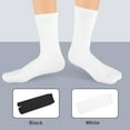 thumbnail image 4 of 6 pairs Flip Flop Socks, Elastic Tabi Socks Cotton Split Two Toe Socks Non Slip Ankle Socks with Toes for Women Men White, 4 of 5