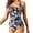 Purple, variant on Enjoytime Women's Swimwear Square Neck Leopard Print Ruched Monokini One Piece Swimsuit Bathing Suits for Women Tummy Control