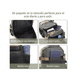 thumbnail image 4 of Mochila Mariconera Pechera Impermeable Belug Verde, 4 of 5