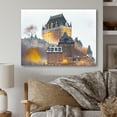 thumbnail image 2 of Designart Fall Season Chateau Frontenac I Canvas Wall Art, 2 of 5