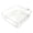 Clear, variant on Front Load Laundry Machine Drainage Tray, Durable Washer Drain Pan, Simple Assembly Suitable for Mobile Homes, Apartments and Rental Spaces