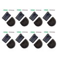 thumbnail image 3 of 8 juegos de lámparas de panel solar LED decorativas de pared para exteriores, patios y terrazas con batería integrada, 3 of 14