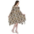 thumbnail image 2 of Moomaya Printed Cold Shoulder Kaftan Cover Up For Women Sundress Caftan Dress, 2 of 7