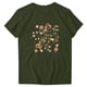 thumbnail image 1 of Camiseta de Manga Corta de Cuello Redondo Impresa para Mujeres, Primavera Y Verano Casual, 1 of 3