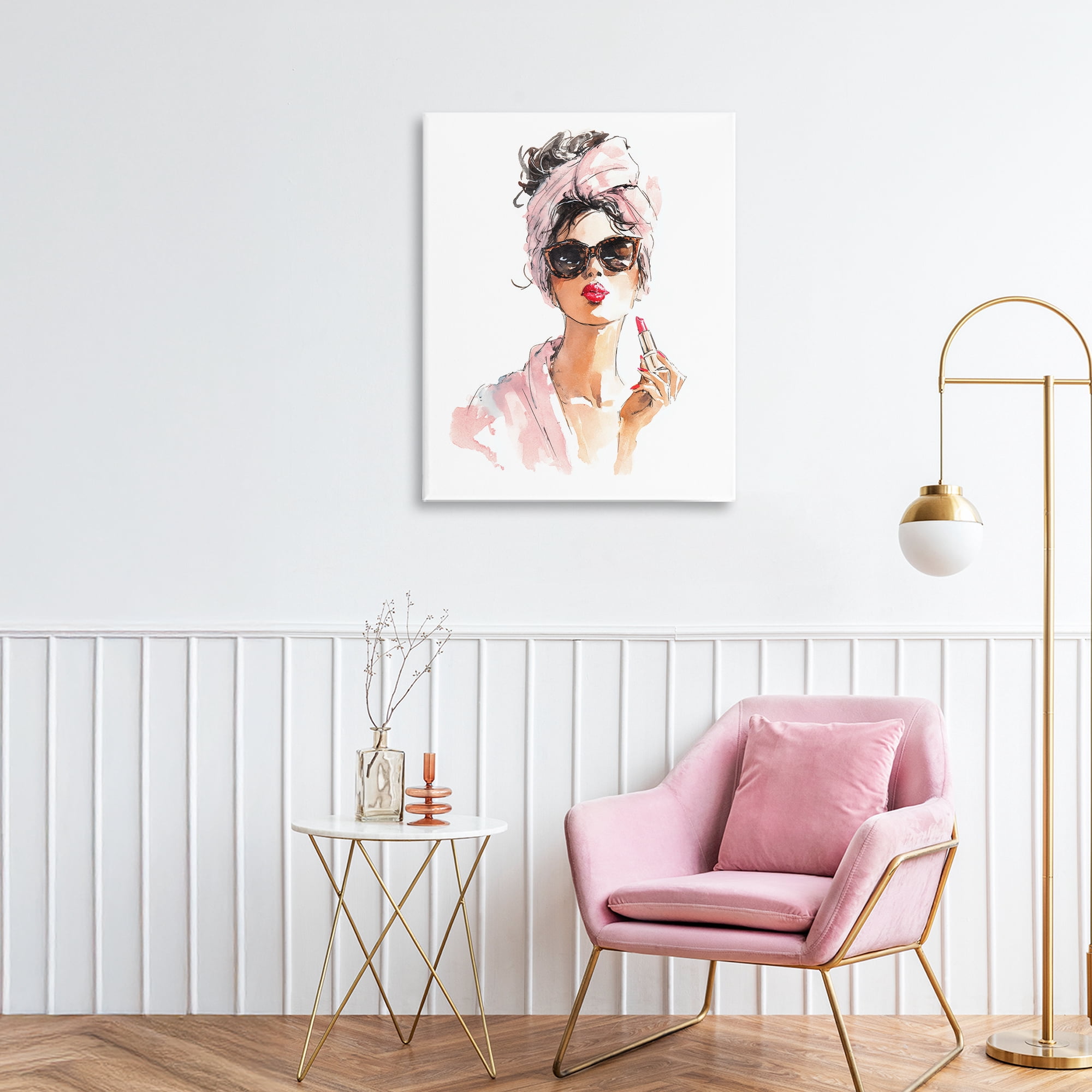 Stupell Industries Velour Secrets Lipstick Canvas Wall Art, design by Svetlana Aleynikova