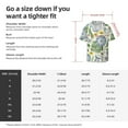 thumbnail image 7 of Easygdp Vintage Utensils Men's Casual Short-sleeved Shirt with Pocket and Button Suitable for Beach Vacation Leisure - X-Large, 7 of 7