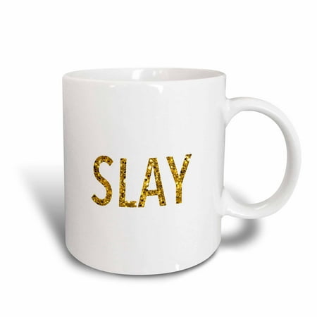 3dRose SLAY - Ceramic Mug, 11-ounce