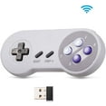 thumbnail image 1 of Manette Sans Fil 2,4 GHz, Manette de Jeu USB Classique Rechargeable pour PC, avec Récepteur, pour PC Windows, MAC et Retina, 1 of 7