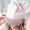 thumbnail image 2 of CC Multi-Color Blocking Beanie, 2 of 10