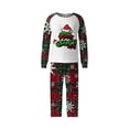thumbnail image 2 of Conjuntos de pijamas navideños familiares a juego Grinch 2024, pijama de Grinch con parte superior y pantalones de pijama a cuadros, pijama de Grinch para niños y adultos para la familia, 8 Años, 2 of 4