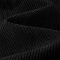 thumbnail image 6 of EANJE Mens Outfit Set 2 Piece Corduroy Collared Button Down Jacket Long Sleeve Pants Soft Classic Fit Casual Streetwear Co Ord with Pockets Black XL, 6 of 6