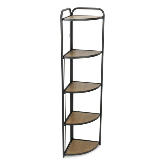 Cheungs 5956 Lefeld 5 Tier Foldable Corner Shelf