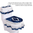 thumbnail image 5 of Juego de tapa de inodoro de tres piezas para armarios en forma de U, juego de tapa de inodoro suave con patrones exquisitos y rendimiento de absorción de humedad para baño (3 piezas/juego), 5 of 5