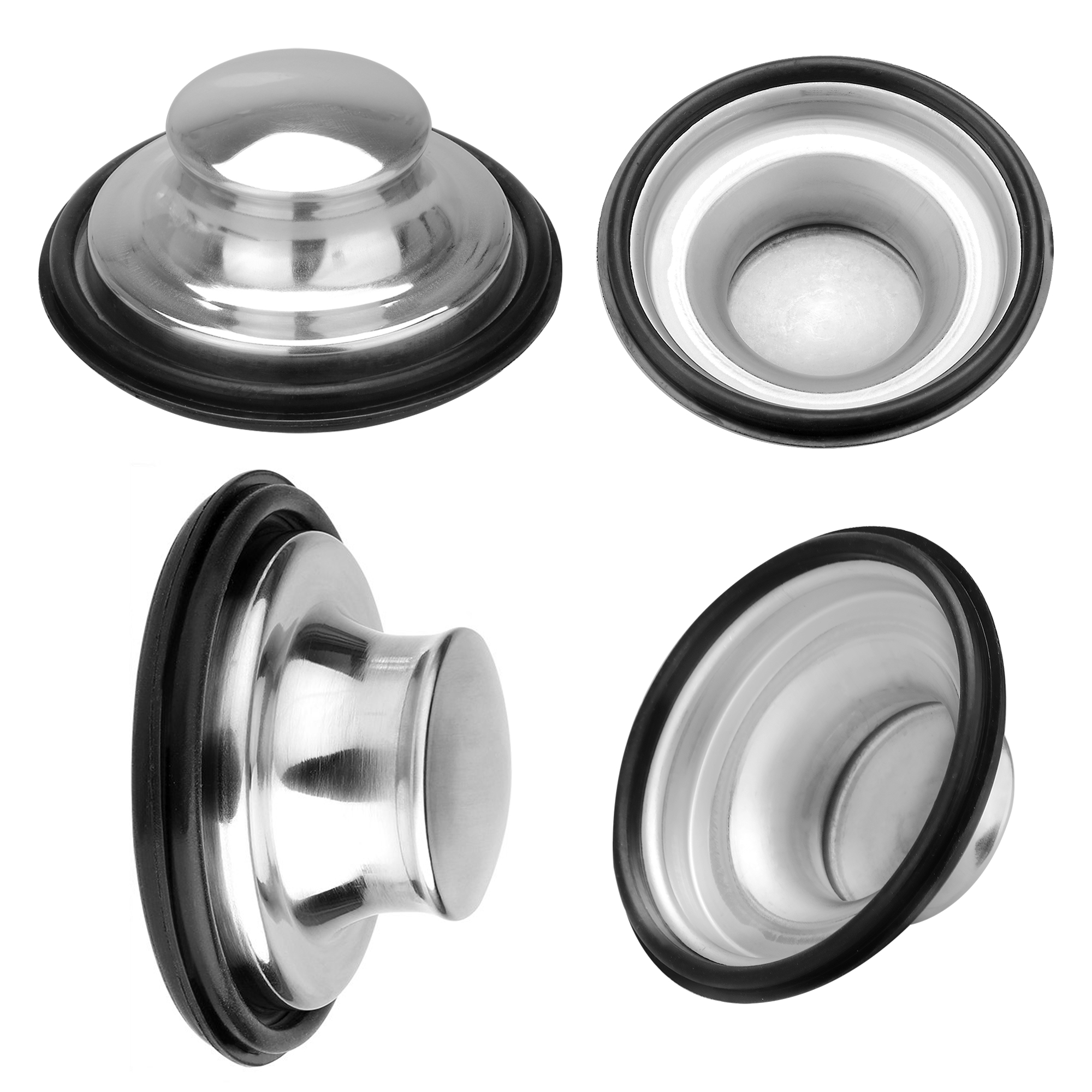 TSV Universal Kitchen Sink Stopper Cover, Stainless Steel Sink Drain Plug Cover Replacement - image 3 of 7