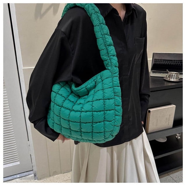 Leodye 1PCS Women’s Cloud Pleated Shoulder Bag - Large Capacity Armpit Bag with Personalized Design