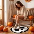 thumbnail image 4 of Beautynvta Cute Skull Shaped Doormat, Soft Plush Entryway Rug, Non-Slip Absorbent Door Rug for Indoor Outdoor Bathroom Porch Decor, 4 of 7