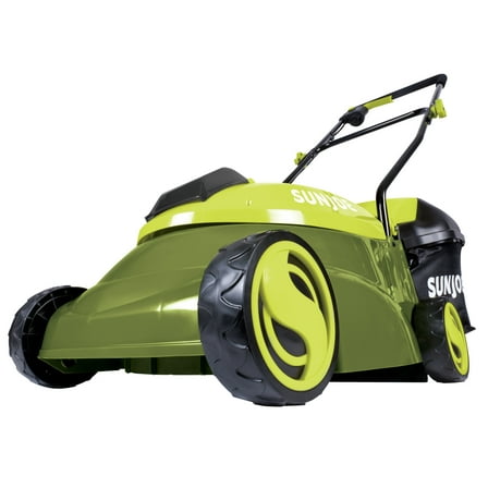 Sun Joe 28V Cordless 14" Push Lawn Mower, 4.0-Ah, 3-Position, Discharge Chute