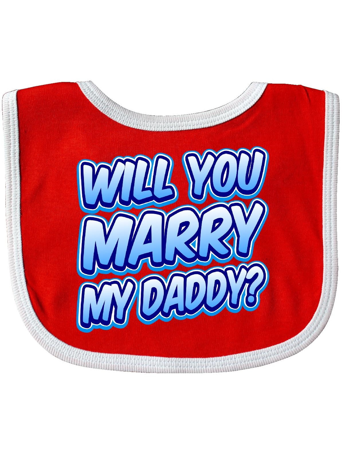 Will You Marry My Daddy New Personalised Cotton Baby Bib for Boys /& Girls Gift