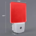 thumbnail image 2 of Balery Red Luz Nocturna LED con Sensor Automático, Enchufe con Sensor Crepuscular, Luz Suave de 0.5W para Dormitorio, Pasillo, Baño-EU, 2 of 7