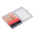 thumbnail image 3 of Wire Lug,80Pcs Wire Lug Red Copper Wire Lug Battery Cable Lug Advanced Technology, 3 of 14